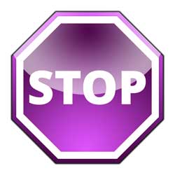 Stop - Keine zeit für notwendige Büroarbeiten